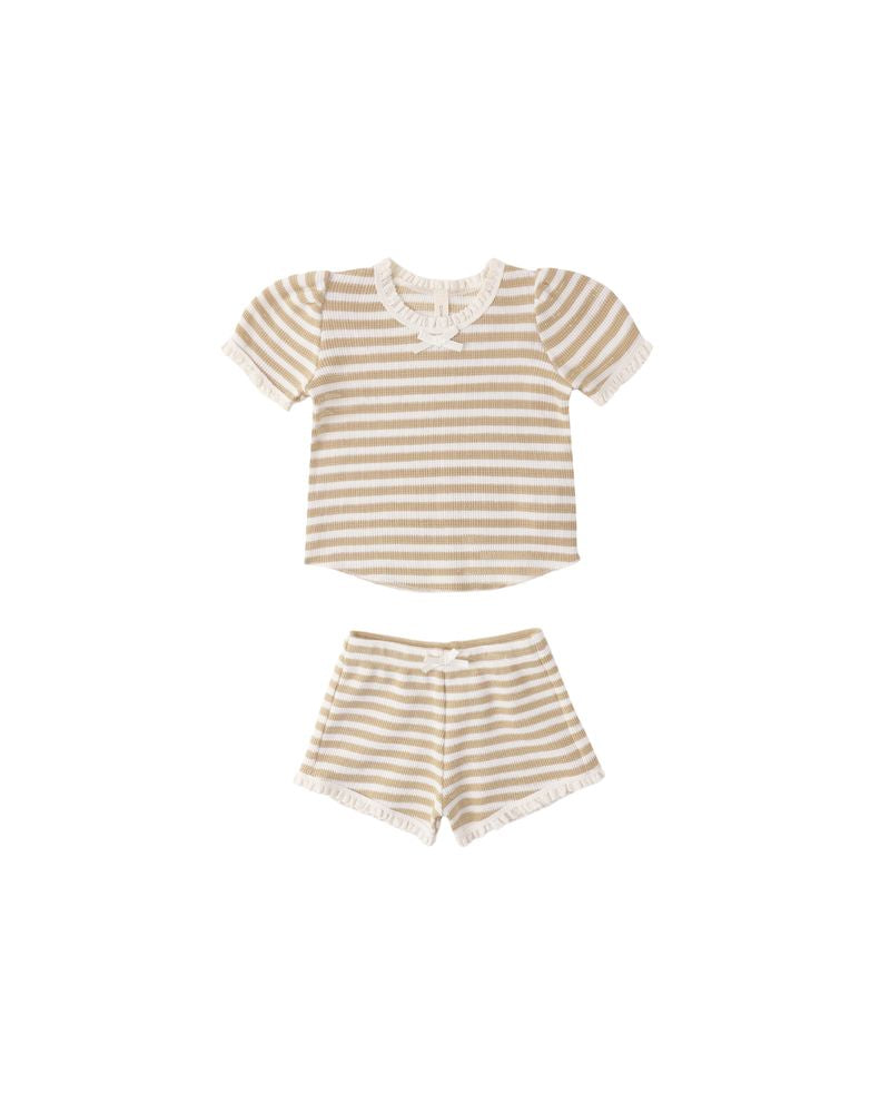 Ruby Set || Butterscotch Stripe by Quincy Mae