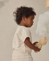 Relaxed Summer Knit Set || Ivory by Quincy Mae