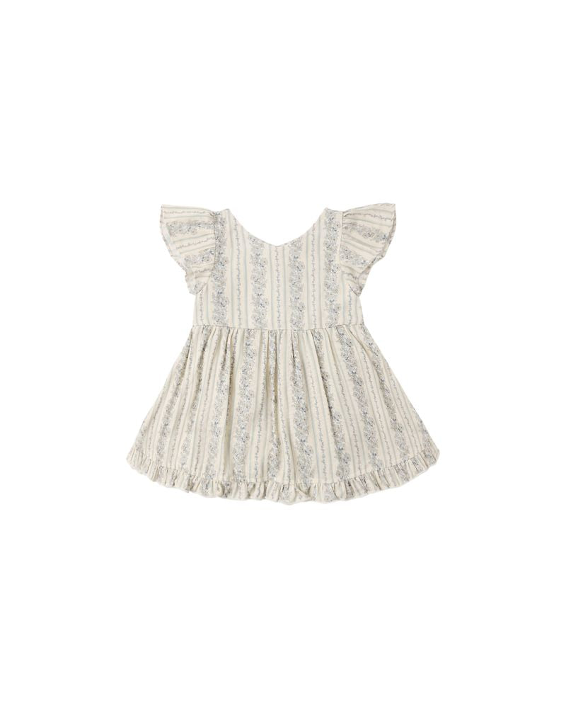 Lila Romper || Blue Floral by Rylee + Cru