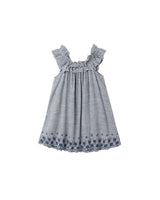 Lennon Dress || Marine Gingham by Rylee + Cru
