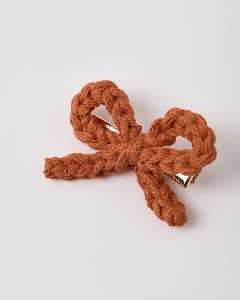 Crochet Bow Clips || Poppy by Rylee + Cru