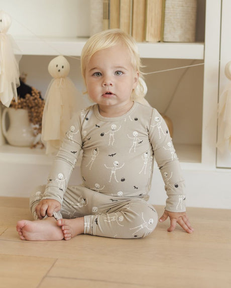 Bamboo Pajama Set || Skeletons by Quincy Mae