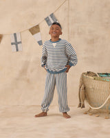 Relaxed Jogger || Marine Stripe by Rylee + Cru