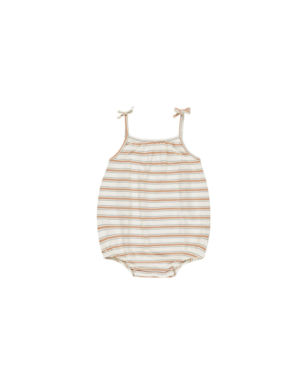 Nala Romper || Grapefruit Stripe by Rylee + Cru