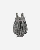 Julia Romper || Black Check by Rylee + Cru