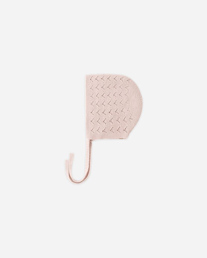 Knit Bonnet || Blush by Quincy Mae