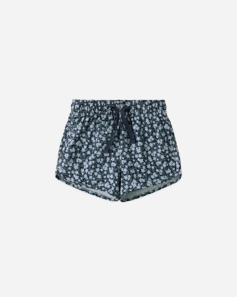 Swim Trunk || Navy Floral by Rylee + Cru
