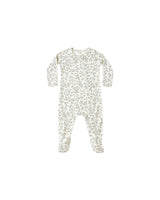 Bamboo Zip Footie || Woodland by Quincy Mae