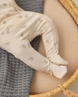 Bamboo Zip Footie || Elephants by Quincy Mae