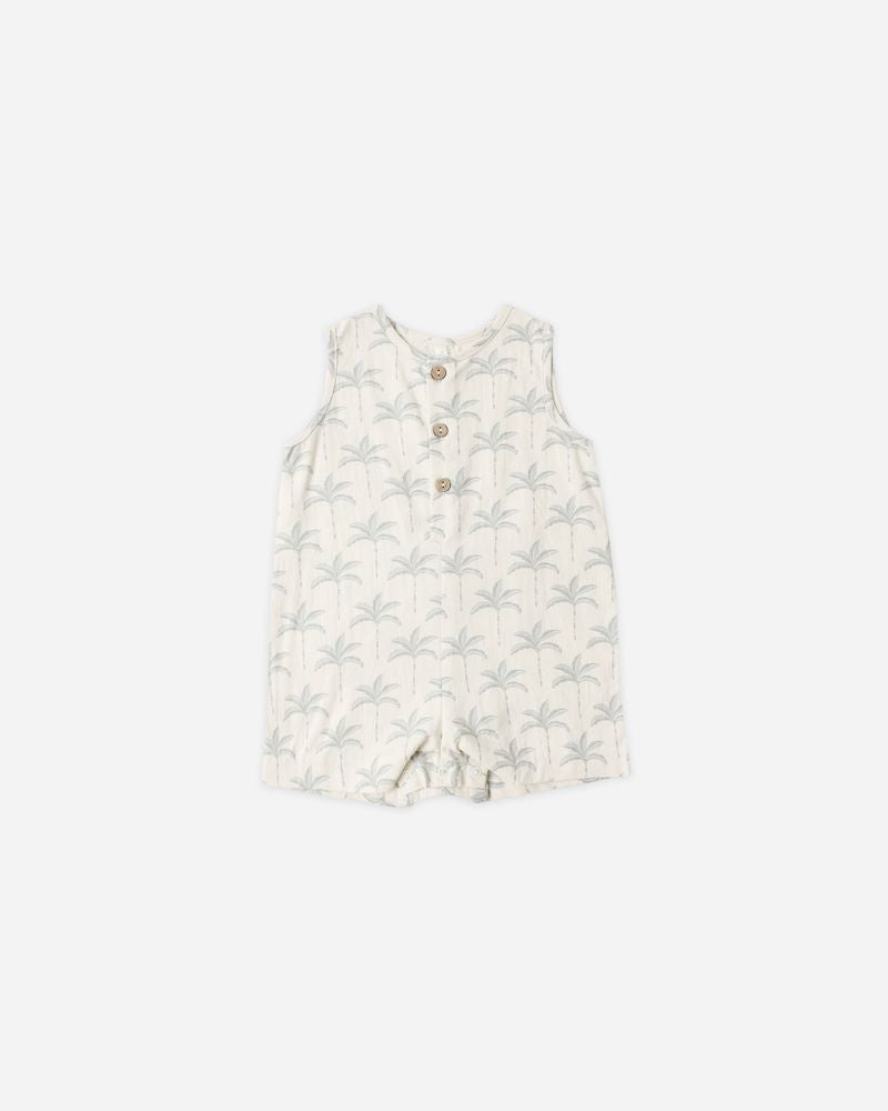 Mavrick Romper || Palm Trees by Rylee + Cru
