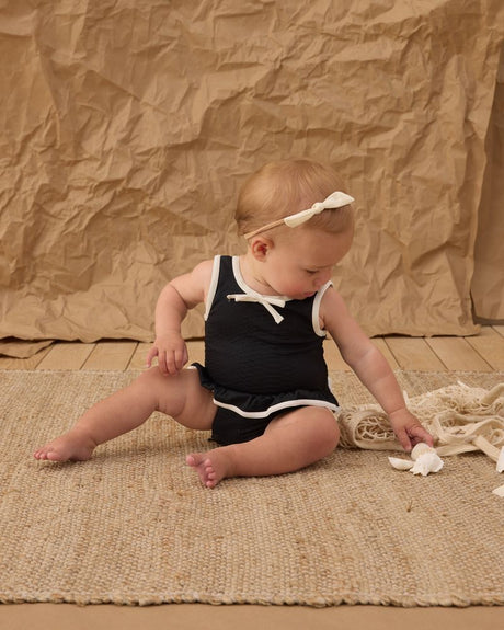 Skirted One-Piece || Black by Rylee + Cru