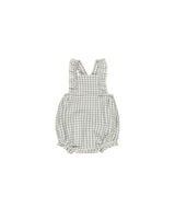 Chiara Romper || Eucalyptus Gingham by Rylee + Cru