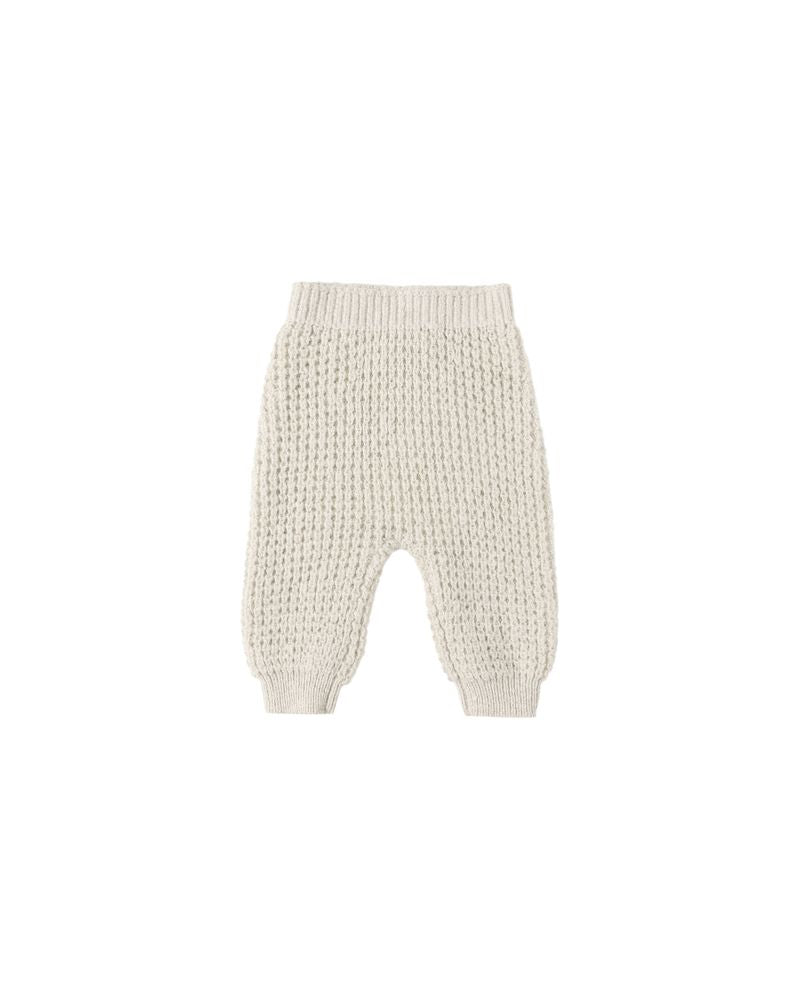 Chunky Knit Pant || Natural by Quincy Mae