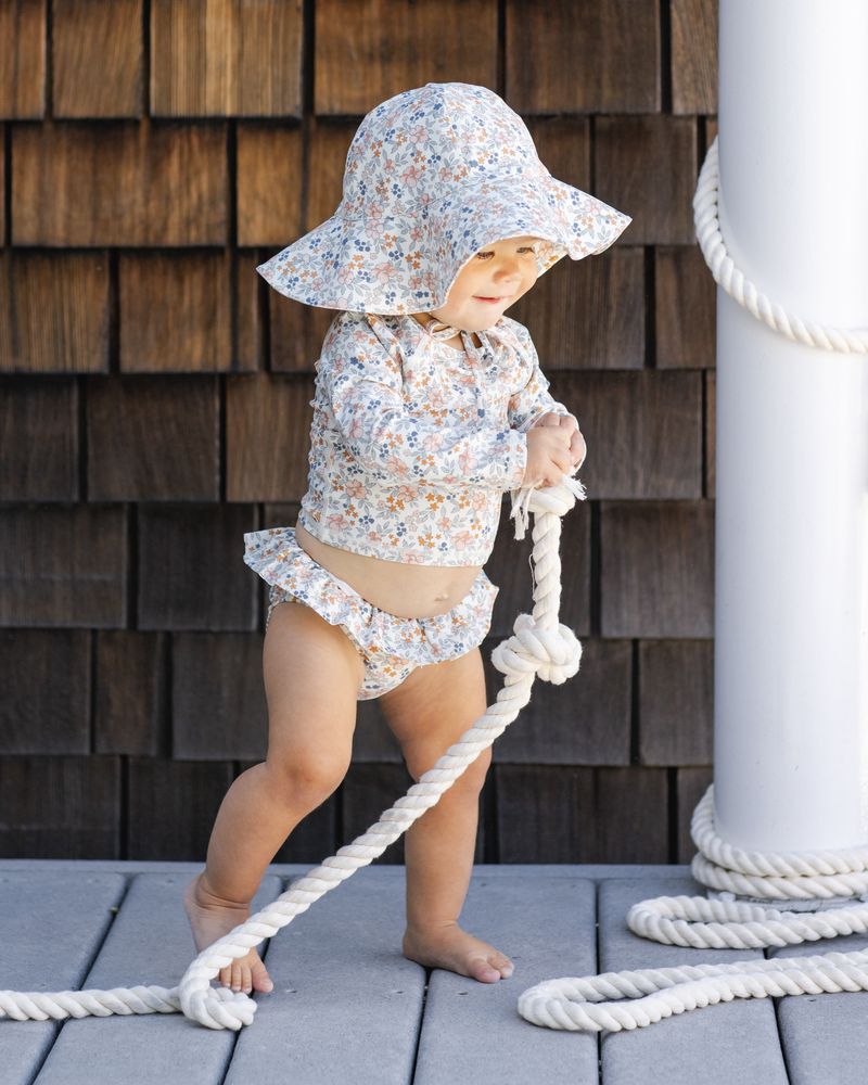 Floppy Swim Hat || Flower Field by Rylee + Cru