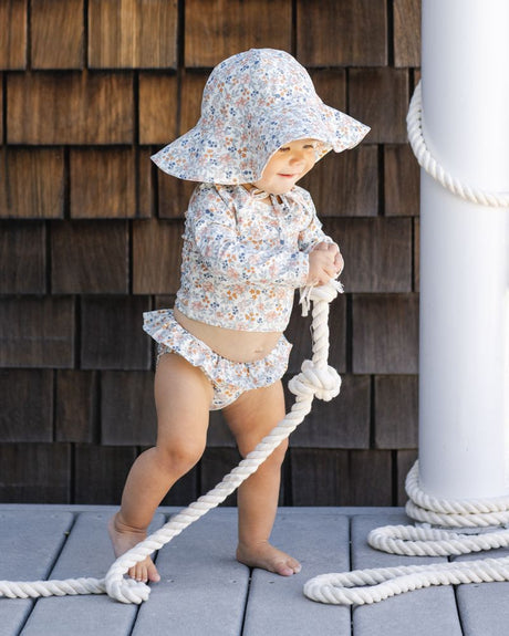 Floppy Swim Hat || Flower Field by Rylee + Cru