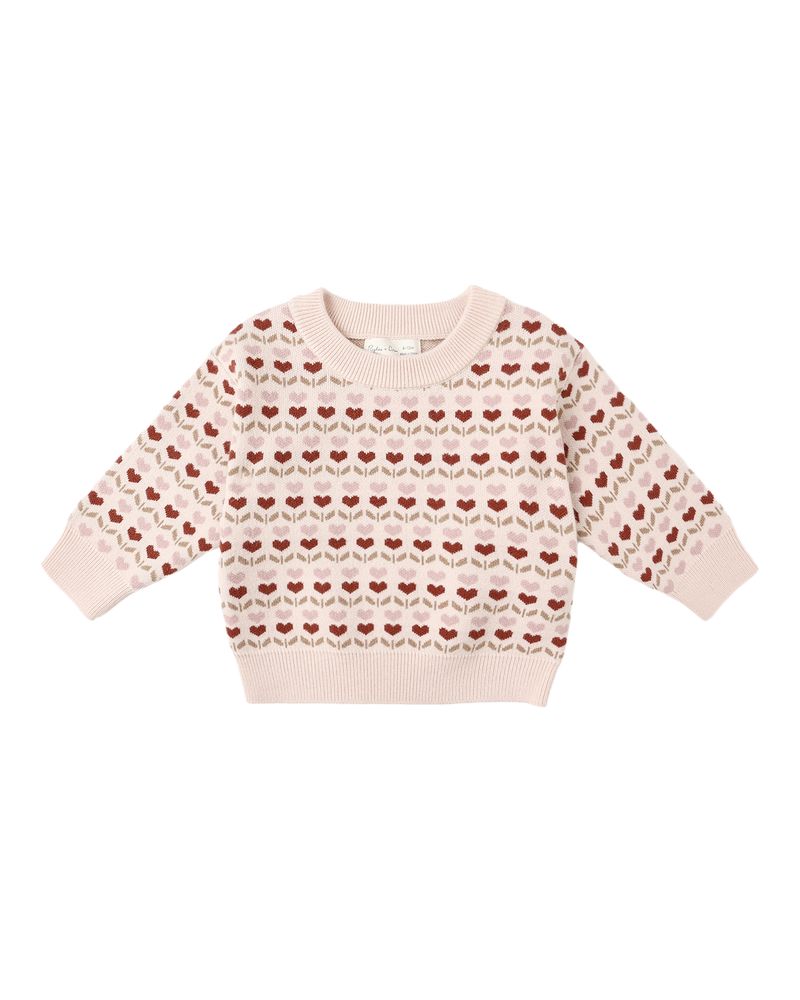 Shiloh Sweater || Ruby Hearts by Rylee + Cru