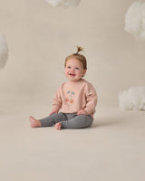 Ribbed Legging || Ocean by Quincy Mae