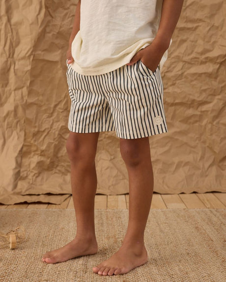 Boys Boardshort || Wavy Stripe by Rylee + Cru