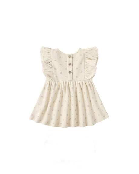 Daisy Dress || Mauve Ditsy by Quincy Mae