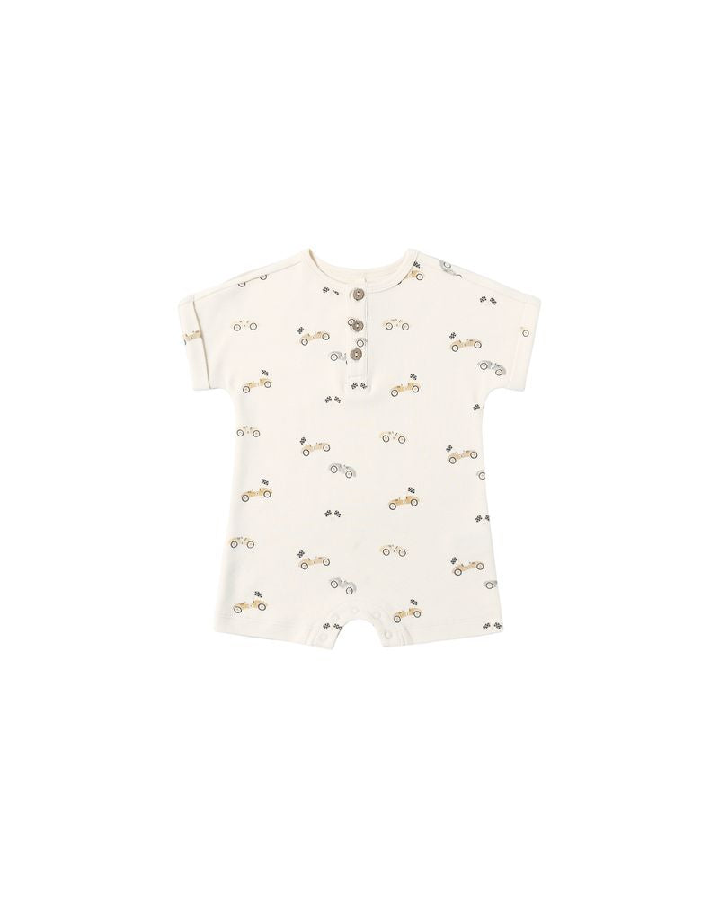 Short Sleeve One-Piece || Race Car by Quincy Mae