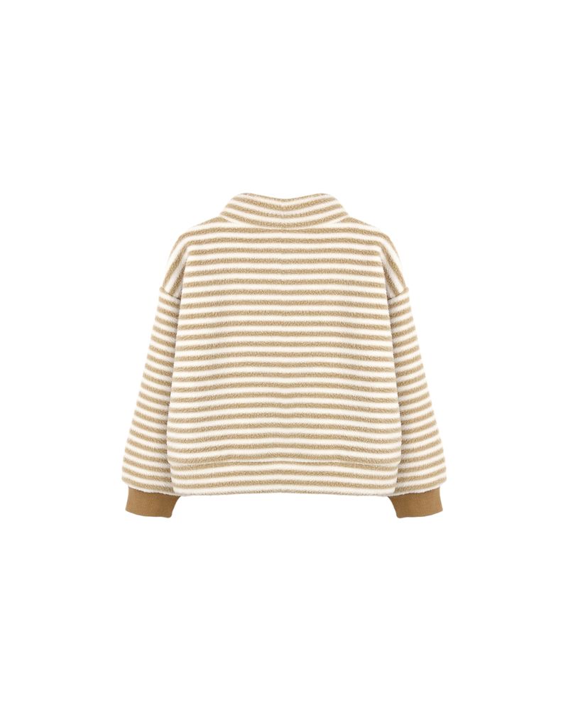Snap Pullover || Toffee Stripe by Rylee + Cru