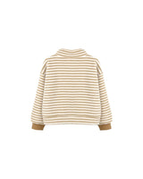 Snap Pullover || Toffee Stripe by Rylee + Cru