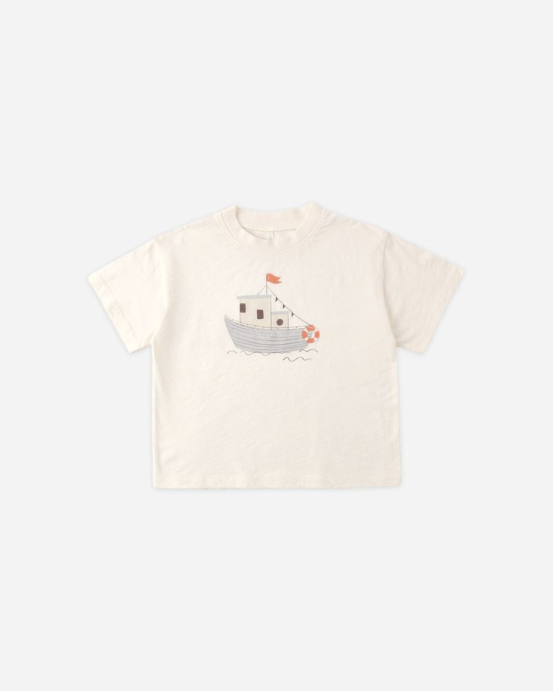 Relaxed Tee || Tug Boat by Rylee + Cru