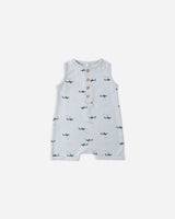 Davis Romper || Sharks by Rylee + Cru