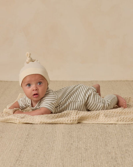 Knotted Baby Hat || Natural by Quincy Mae
