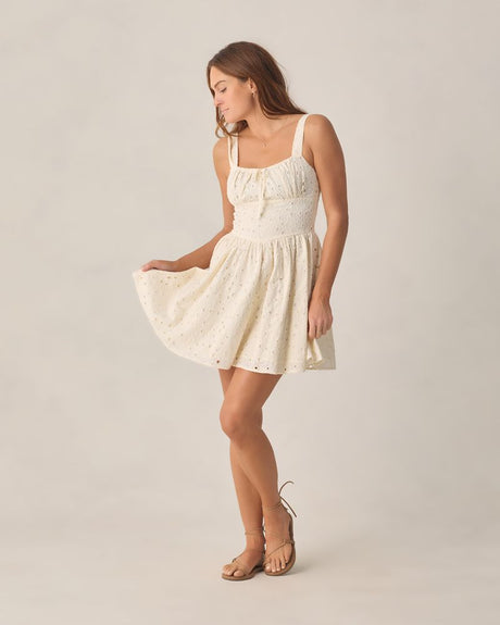 Primrose Mini Dress | Ivory by Rylee + Cru