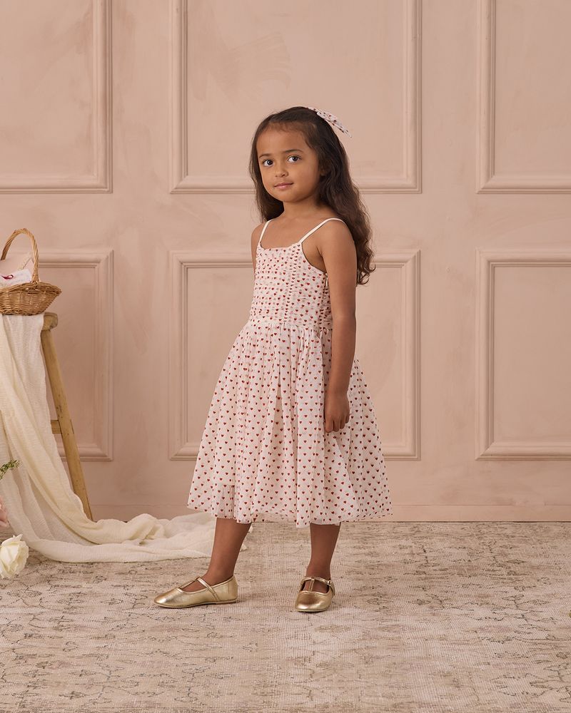 Witley Dress | Red Hearts by Noralee