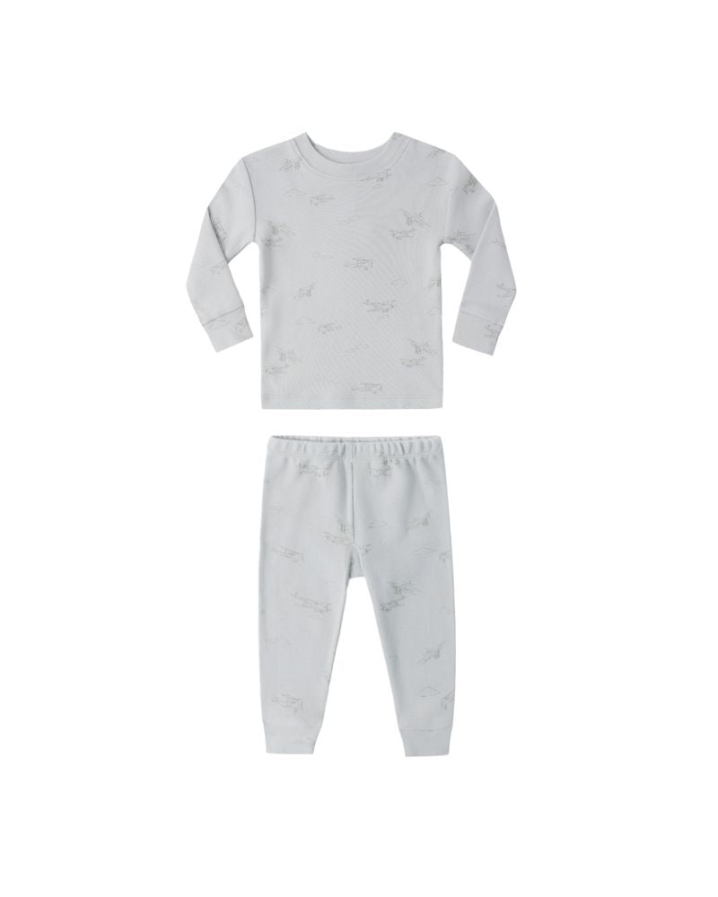 Jersey Pajama Set || Airplane by Quincy Mae