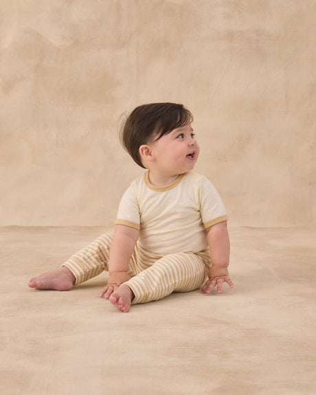 Baby Cru Pant || Butterscotch Stripe by Rylee + Cru