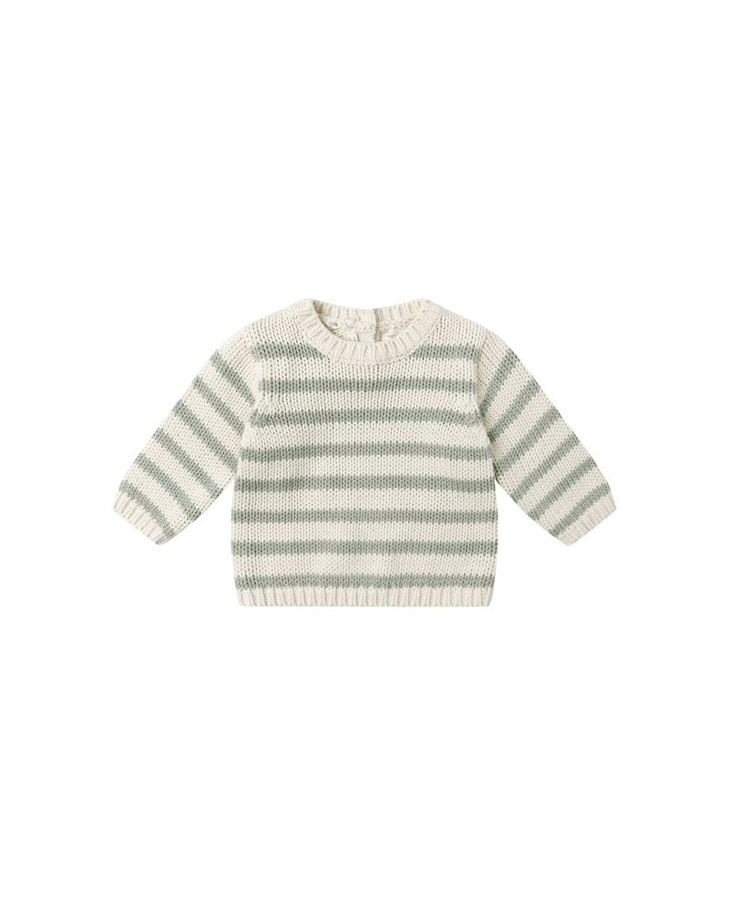 Rex Sweater || Fern Stripe by Quincy Mae