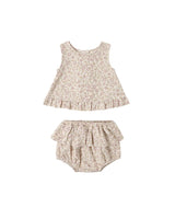 Ruffled Tulip Top + Bloomer Set || Dahlia by Quincy Mae