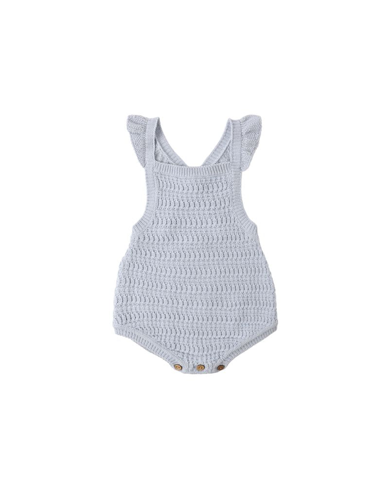 Crochet Romper || Periwinkle by Rylee + Cru