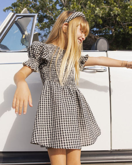 Louise Dress || Black Check by Rylee + Cru