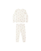 Organic Long Sleeve Pajama Set || Skiers by Rylee + Cru
