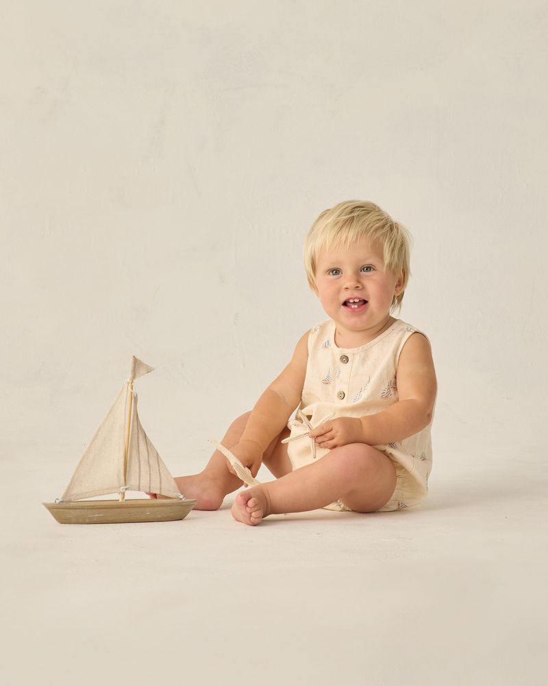 Beau Romper || Sail by Rylee + Cru