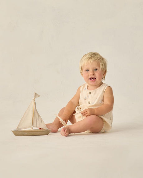 Beau Romper || Sail by Rylee + Cru
