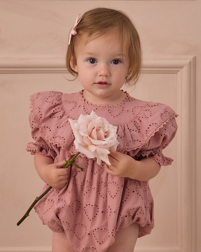 Eva Romper | Lipstick by Noralee