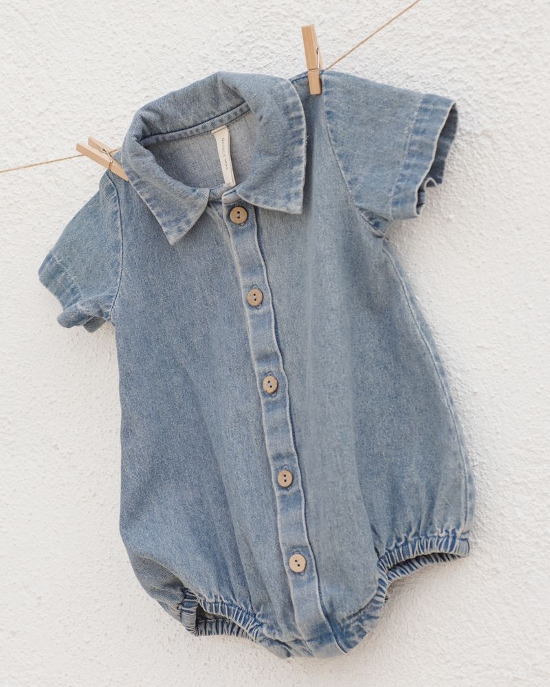 Matteo Romper || Chambray by Quincy Mae