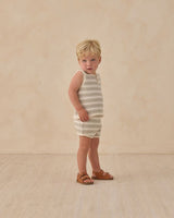 Taylor Knit Set || Sage Stripe by Quincy Mae