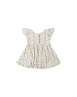 Lila Romper || Blue Floral by Rylee + Cru