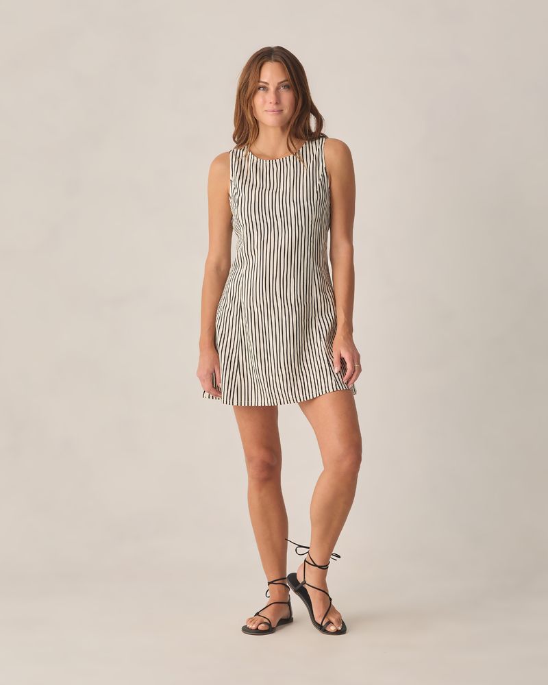 Women's Indi Mini Dress | Wavy Stripe by Rylee + Cru