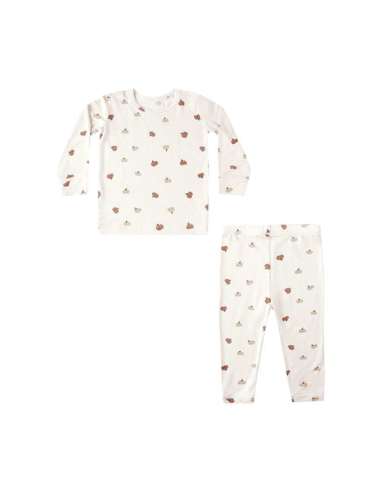 Bamboo Pajama Set || Pumpkins by Quincy Mae