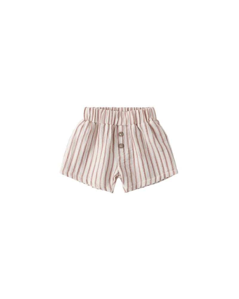 Woven Short || Vintage Stripe by Quincy Mae