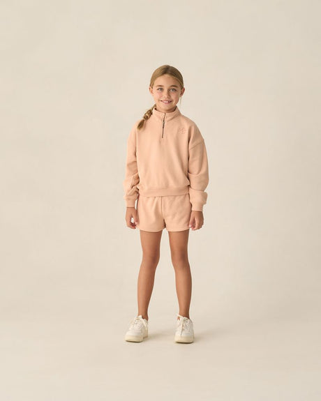 Half Zip Sweatshirt || Melon by Rylee + Cru