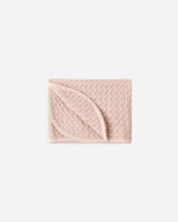 Waffle Baby Blanket || Blush by Quincy Mae