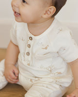 Short Sleeve Jumpsuit || Fox Land by Quincy Mae